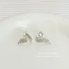 Flash ~ Aretes de Ala de Ángel Pequeños y Exquisitos Aretes Versátiles Estilo Dulce Fresco Chica Picante Moda Aretes Distintivos Aretes