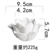 Ornamento Base de Caneca de Aromaterapia para Casa Estilo Nórdico, Decoração Romântica para Mesa de Jantar, Decoração de Mesa de Restaurante, Castiçal de Cerâmica
