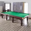Mesa de Bilhar Snooker Estilo Britânico, Bola 8 Estilo Americano, Bola 9, Mesa de Bilhar Sexta Geração, Fabricante de Mesa de Bilhar com Retorno Automático de Pedra de Ardósia