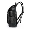 Mochila Nueva de Comercio Exterior con Boca Enrollable Nicho para Viajes Diarios Sensación de Alta Gama Mochila Escolar Estudiante Universitario Bolso de Doble Hombro Bolso Impermeable Sencillo