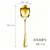 Fabricante directo de cucharas para servir de acero inoxidable 410 en stock. Cucharas dosificadoras de autoservicio para el hogar, cucharas para servir y juegos de utensilios de cocina