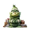 Navidad Transfronteriza Dibujos Animados Grinch Colgante Creativo Decoraciones para Árbol de Navidad Adornos Colgantes Acrílicos Xianghong