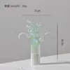 Flores de Vidro em Miniatura, Flores Artificiais Feitas à Mão de Vidro Zibo, Decorações de Buquê para o Dia das Mães, Enfeites para Mesa de Escritório