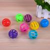Bola Sino oca de PE de baixa pressão personalizada, Bola Sino plástica colorida espessa interativa para gatos, Brinquedo para gatos que alivia o tédio