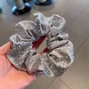 Goma para el pelo de estilo coreano resistente con pedrería, anillo para el pelo, banda para el pelo de moda de calidad, aro para el pelo, accesorio para la cabeza para mujer, nuevo accesorio para el pelo de boutique