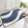 Tapete de chão de desenho animado imitação de caxemira, muito vendido em vendas transfronteiriças, para banheiro de casa, tapete de porta absorvente de água, tapete de cabeceira à prova de resfriamento