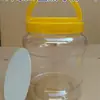 Botella de Miel Botella de Plástico Transparente Paquete de 0.5 kg Botellas Cuadradas de 1.0 kg Espesadas con Tapa 3 Libras 2.5 kg Frasco Sellado de Grado Alimenticio