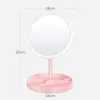 Espejo de maquillaje espejo de tocador espejo de maquillaje led espejo de escritorio espejo de maquillaje de belleza espejo de maquillaje lámpara led espejo de carga