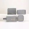 Nuevo neceser de terciopelo para otoño de gran capacidad, elegante bolsa organizadora de cosméticos, bolsa de aseo de alto valor estético