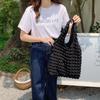 2522 Stylisch Clouds Bubble Flower Shoulder Bag Novas Vesículas Bolsa Simples para Estudantes Femininas Bolsa de Lona