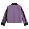 Chaqueta de solapa con bloques de color estilo retro japonés Rumeng, unisex, moda urbana de otoño, abrigo versátil extragrande para ir al trabajo