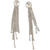 Pendientes largos con borlas y diamantes incrustados, estilo retro europeo y americano, elegantes y exagerados, ligeros y lujosos para mujer.