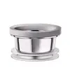 Anillo de sellado de brida engrosado de acero inoxidable para inodoros, a prueba de olores y fugas, accesorios de drenaje de silicona para tubería de drenaje de inodoro universal