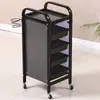 Carrito de Herramientas de Peluquería Carrito de Herramientas para Salón Carrito de Belleza Carro de Mano Carrito de Cinco Niveles para Barbería