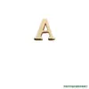 Us4A Perforado 26 Letras Inglesas Accesorios de Ferretería Hecho a Mano DIY Cuero Metal Ferretería Hebilla Hebilla Decorativa para Bolso