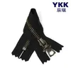 Cremallera metálica YKK No. 5 cierres de cremallera de bronce antiguo de extremo cerrado para ropa, chaquetas, bolsillos, artículos de cuero DA8SY2 cabeza de cremallera ykk