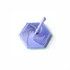 Estrella de Descompresión Impresa en 3D Ilusión Óptica Plegable Juguete Educativo para Niños Torre de Zanahoria Polygonal Espiral Tridimensional Escritorio