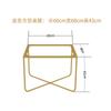 Soporte Cuadrado para Mesa de Centro Pata de Mesa Metálica Pie de Mesa de Centro Pata de Soporte para Mesa Auxiliar Hierro Acero Inoxidable Pie de Mesa Pata de Mesa