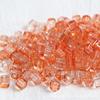 Novo produto 6mm contas de cubo de açúcar buraco reto quadrado contas soltas de vidro feito à mão pulseira colar jóias acessórios material