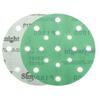 Suministro directo transfronterizo de hoja lijadora de esmeril verde Xin sun 150*125 mm disco de lija de película de terciopelo poroso de respaldo esmeril verde