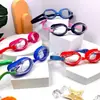 Gafas de natación para niños antivaho de alta definición, marco grande de silicona, protección ocular impermeable, gafas de natación de dibujos animados universales para niños y niñas
