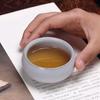 Taza de té de cerámica japonesa tosca hecha a mano, taza de degustación, taza de té de cerámica kung fu, taza de té de cambio de horno, taza fragante, taza maestra, taza de té pequeña, tazón de té