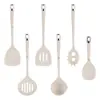 Set de 7 Espátulas y Cucharas de Silicona Espátula de Silicona Antiadherente Utensilios de Cocina de Silicona de Grado Alimenticio para el Hogar Juego al por Mayor