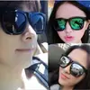 8235 Gafas Estrella de Pimienta Li Yifeng Gafas de Sol Negras Gafas de Sol Reflectantes Retro Gafas de Sapo para Hombres y Mujeres