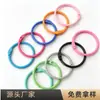 Argolas Metálicas Abertas Coloridas, Argolas para Fichário Multifuncionais, Acessórios para Chaveiro, Argolas para Cartão Pintadas em Várias Cores, Atacado em Estoque