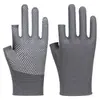 Luvas de Proteção para o Trabalho Anti-Derrapantes Resistentes ao Desgaste de Nylon à Prova de Vazamento para Duas Dedos com Pontos de Bolinhas para Manuseio de Trabalho Fino