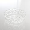 Plato pequeño de vidrio repujado de estilo europeo, plato creativo de girasol para frutos secos, bandeja decorativa para mesa de té, base para plato de dulces, accesorios