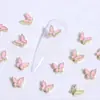 Nova Manicure Borboleta Estilo Ballet Laço Estilo Coração Cro Acessórios Versáteis para Ponta dos Dedos