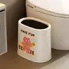 Lixeira Doméstica Sala de Estar Plantio Estilo Antigo Cesto de Papel Quarto Cozinha Dormitório Banheiro Grande Capacidade Balde de Armazenamento Criativo