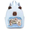 Bolsa de Hombro Transparente Linda de Capibara para Dolor de Hombro Verano Nuevo Mochila Personalizada de Animales de Dibujos Animados Gran Capacidad Bolsa de Regalo