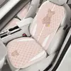 Almofada de Assento de Carro de Seda de Gelo de Verão Almofada de Assento Desenho Animado Conjunto de Interior de Carro Almofada de Meio Pacote para Assento Almofada de Decoração de Interior de Carro
