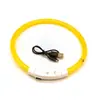 Suministros para Mascotas Collar LED para Perro Iluminado Collar con Carga USB Collar Luminoso para Perros Teddy Tamaño Grande, Mediano y Pequeño