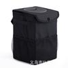 Bote de Basura Popular Transfronterizo para Coche con Tapa, Caja de Almacenamiento Impermeable Multifuncional Plegable para Respaldo de Asiento de Coche