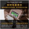 Comercio exterior transfronterizo dedicado a faros LED de luz potente con pantalla de potencia, carga tipo C, material ABS, mecha de imitación de lumen
