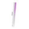 A009 Hashis Transparentes Cor Gradiente 23cm Hashis Redondos Hashis Transparentes Criativos