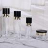 Set de Botellas de Vidrio para Productos para el Cuidado de la Piel, Botella con Dosificador a Presión para Loción, Frasco para Crema, Botella para Agua para el Cuidado de la Piel, Botella Dispensadora de Cosméticos, Crema Facial