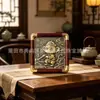 Animales del Zodiaco Adorno en Relieve de Oro Puro 999 Nuevo Estilo Chino Retro Pintura sobre Placa de Cobre Escritorio de Oficina Decoración del Hogar Artesanía Regalo