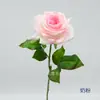 Rosa artificial multicamadas realista em haste única para arranjos florais de mesa e decoração de atmosfera de shopping