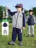 Traje Deportivo Estilo Europeo para Niños, Modelo Primavera y Otoño, Ropa Infantil, Nuevo Conjunto de Otoño 2026, Conjunto de Dos Piezas con Chaqueta y Pantalones
