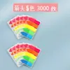 Papel de Etiqueta Índice para Notas Adhesivas Se Puede Escribir en Película Fluorescente Transparente para Estudiantes Notas Adhesivas Coloridas de Celebridades de Internet con Fuerte Adhesividad