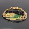 Corrente cubana masculina europeia e americana transfronteiriça de 13mm totalmente cravejada com diamante com pingente de retrato, colar estilo hip-hop de rua