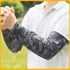 Manga de protección solar de seda helada suelta de verano para mujer, manga de protección fina para brazo, ideal para conducir y montar.