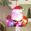 Pendente Pequeno Luminoso Kt Board de Novo Produto de Natal Veado Idoso Pequeno Pingente Decoração de Árvore de Natal Pingente
