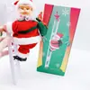 Papai Noel Transfronteiriço Escalar Contas Brinquedo Elétrico Escada Única de Escalada Escada Dupla de Escalada Chaminé Balançar o Traseiro Contas de Escalada Papai Noel