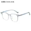 Nuevas Gafas Cuadradas Elegantes para Hombre, Aptas para Lentes Graduados, Bloqueo de Luz Azul, Lentes Sin Graduar, Gafas de Montura Grande Modelo 9585