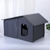 Nido impermeable para mascotas al aire libre tienda a prueba de frío nido de gato nido de perro tela Oxford cama para mascotas extraíble y lavable casa para gatos callejeros nido de gato